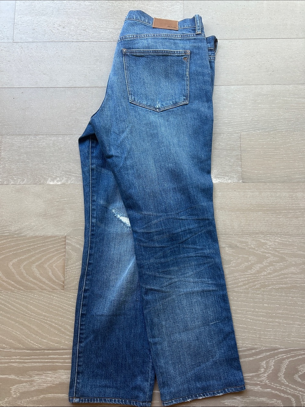 Madewell Blue Straight-Leg Jeans